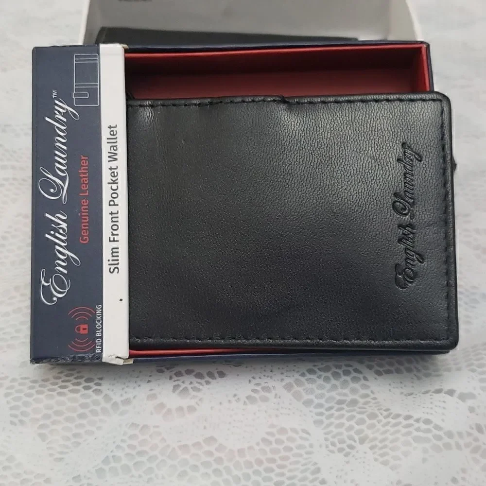 English Laundry Money Clip Wallet New